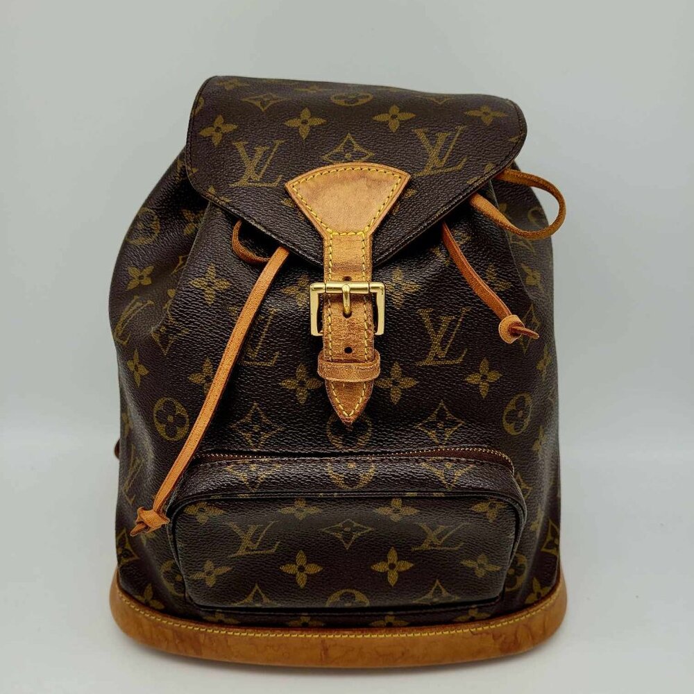 Louis Vuitton Vintage Montsouris Backpack Monogram Canvas Backpack